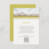 開花結婚詳細 エンクロージャーカード (正面/裏面)