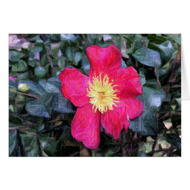 開花絵画-'s，カード (正面横)