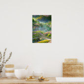 開花美しいア春園 ポスター (キッチン)