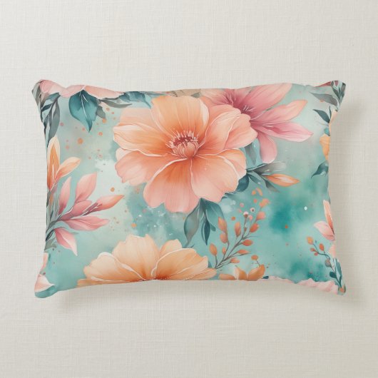 開花美しい アクセントクッション (正面)