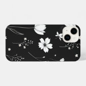 開花美しい:エレガントフローラモバイルカバー iPhoneケース (裏面横)
