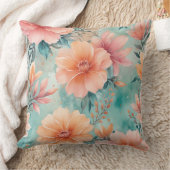 開花美しい クッション (ブランケット)