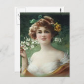 開花美しい ポストカード (正面/裏面)