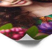 開花美しい:花のスマイル ポスター (角)