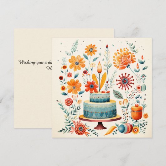 開花美しい：開花希望 (正面/裏面)