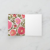 開花花サンキューカード 招待状 (内部)