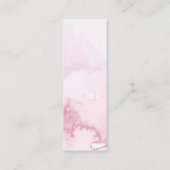 開花花春ミニブックマーク呼出しカード コーリングカード (裏面)