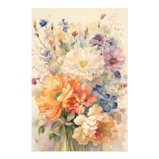 開花花 フォトプリント            (正面)