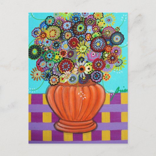 開花葉書 ポストカード (正面)