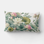 開花蓮の禅枕 ランバークッション (裏面)