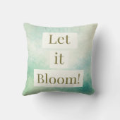 開花装飾用クッション16"x16": Floで開花する クッション (裏面)