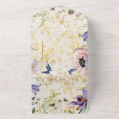 開花調和:春セレーデ結婚ス オールインワン招待状 (外側)