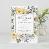 開花野草 | Meadowフローラ |ブライダルシャワーI 招待状 (スタンド正面)