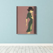 開花青少年No.7 キャンバスプリント (インサイチュ (ウッドフロア))