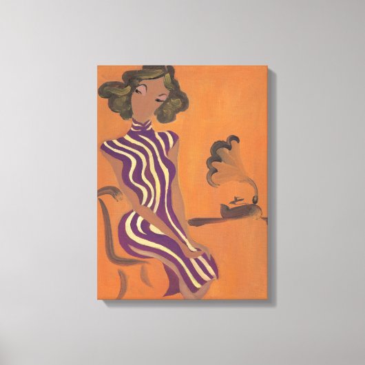 開花青少年No.8 キャンバスプリント (正面)