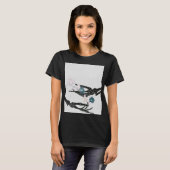 開花骨#2 – 手 – 垂直 Tシャツ (正面フル)