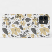 開花黄金色つる植物花柄 Case-Mate iPhoneケース (裏面(横))