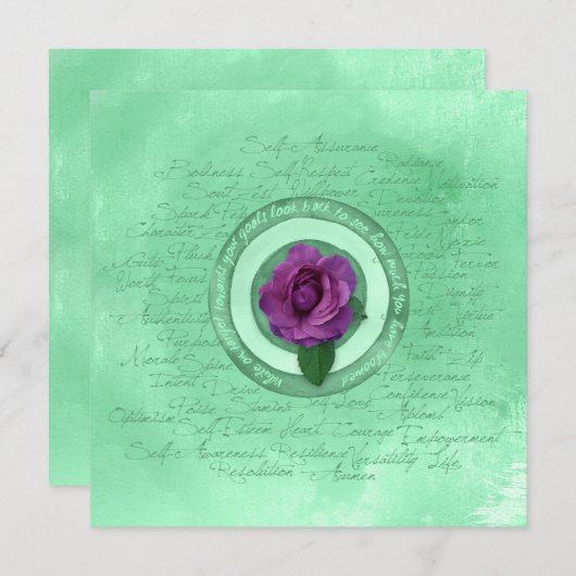 開花 (正面/裏面)