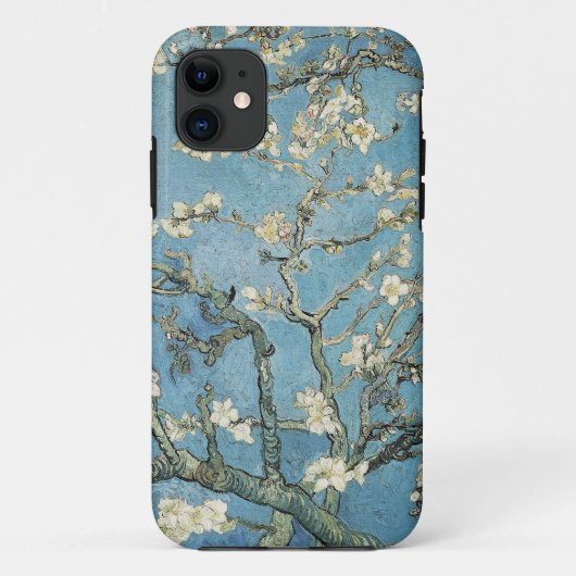 開花1890年のフィンセント・ファン・ゴッホ|のアーモンドの枝 Case-Mate iPhoneケース (裏面)