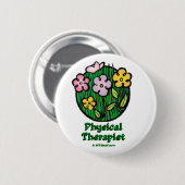 開花1 PT 缶バッジ (正面&裏面)