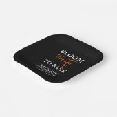 開花20バスクI黒人成人誕生日パーティー ペーパープレート (傾斜あり)