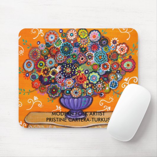 開花6 マウスパッド (マウス)