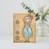 開花 – はがき (スタンド正面)