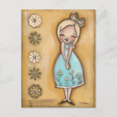 開花 – はがき (正面)