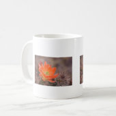 開花(オレンジ) コーヒーマグカップ (正面左)