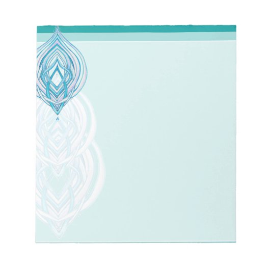 開花 |カスタマイズ可能なメモ帳 ノートパッド (正面)