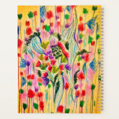 開花 | カラフルフローラ緩和曲線プランナー プランナー手帳 (裏面)