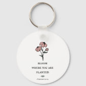 開花 キーホルダー (裏面)