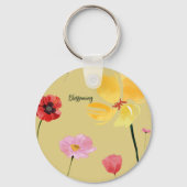 開花 キーホルダー (正面)