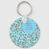 開花 キーホルダー (正面)