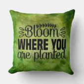 開花 クッション (正面)