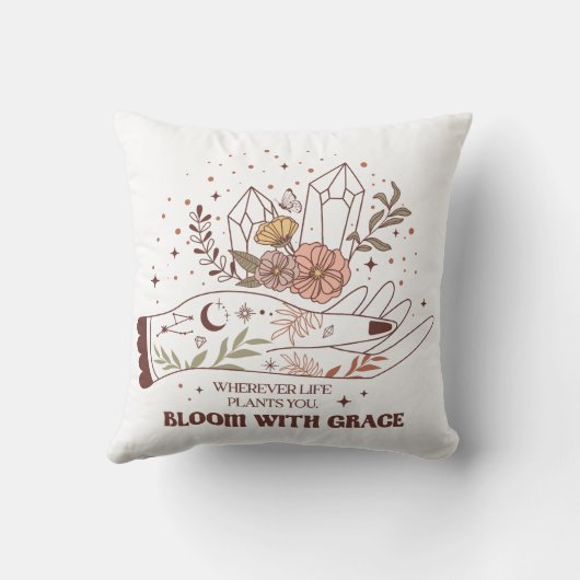 開花 クッション (裏面)