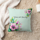 開花 クッション (ブランケット)