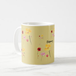 開花 コーヒーマグカップ