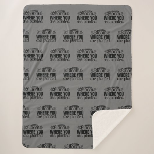 開花 シェルパブランケット (正面)