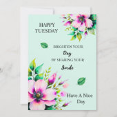 開花 シーズンカード (正面)