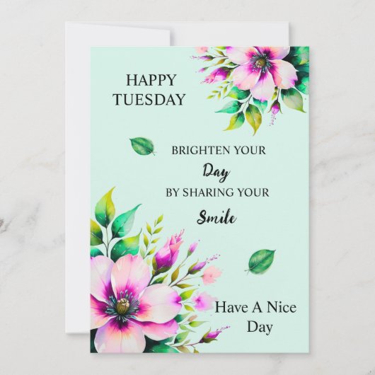 開花 シーズンカード (正面)