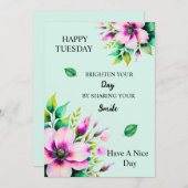 開花 シーズンカード (正面/裏面)