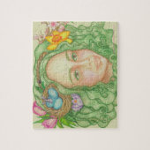 開花 ジグソーパズル (縦)