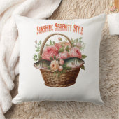 🐟開花&スプラッシュピロー🌸 クッション (ブランケット)