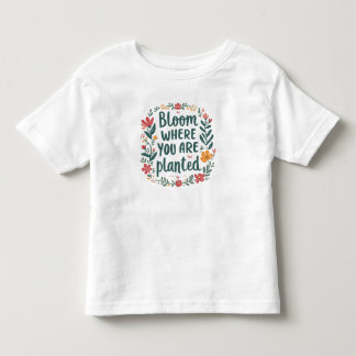 開花 トドラーTシャツ