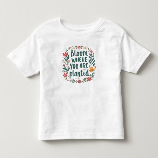 開花 トドラーTシャツ (正面)