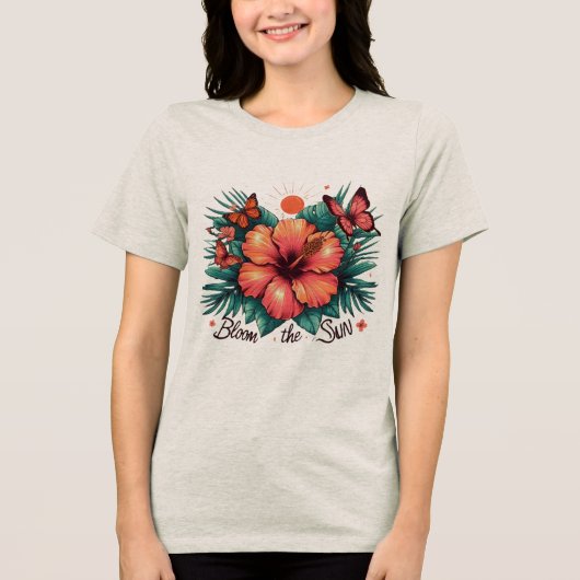 開花 トライブレンドTシャツ (正面)