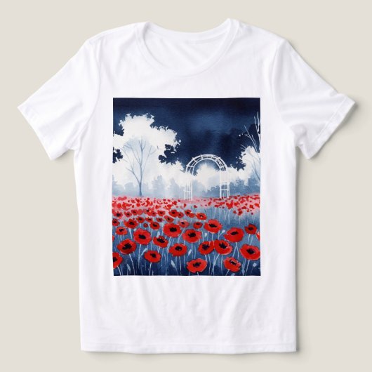 開花 トライブレンドTシャツ (デザイン正面)