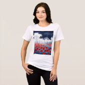 開花 トライブレンドTシャツ (正面全面)
