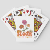 開花 トランプ (裏面)